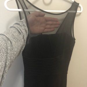 Calvin Klein size 2 black illusion gown formal